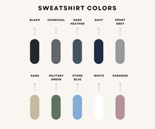 Load image into Gallery viewer, Custom Art Embroidered on Basic Crewneck Sweatshirt