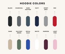 Load image into Gallery viewer, Custom Art Embroidered on Basic Hoodie