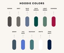 Load image into Gallery viewer, Custom Handwriting Embroidered on Premium Hoodie