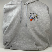 Load image into Gallery viewer, Custom Art Embroidered on Basic Hoodie