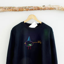 Load image into Gallery viewer, Custom Art Embroidered on Premium Crewneck Sweatshirt