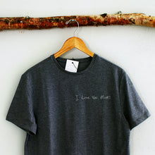 Load image into Gallery viewer, Custom Handwriting Embroidered on T-Shirt