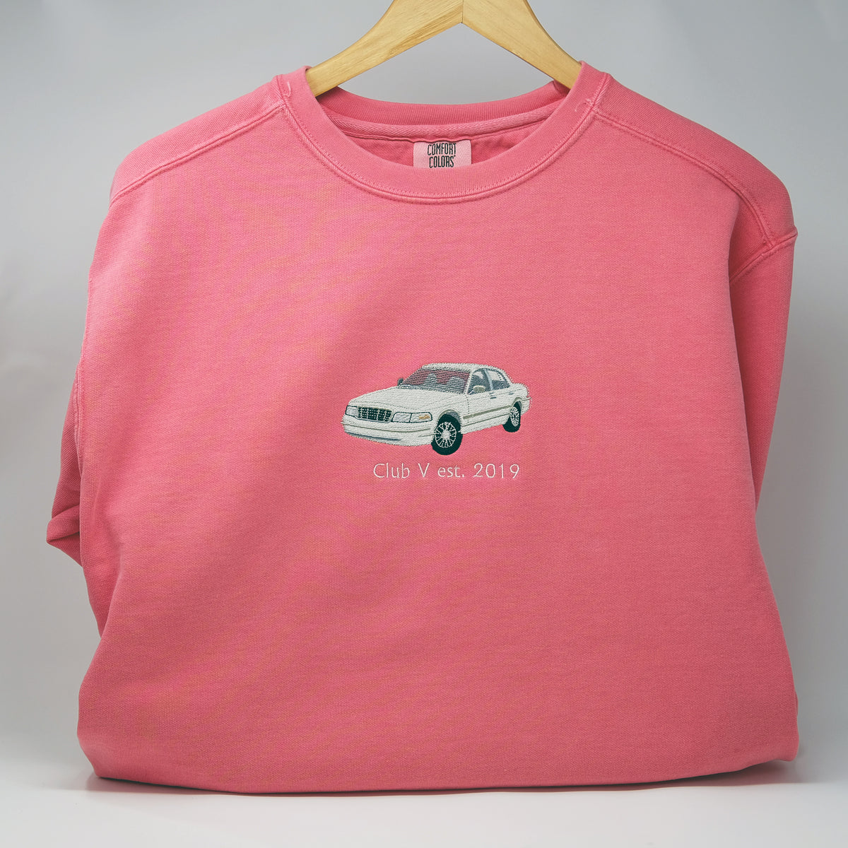 Kids' Drawing Embroidered Crewneck Sweatshirt