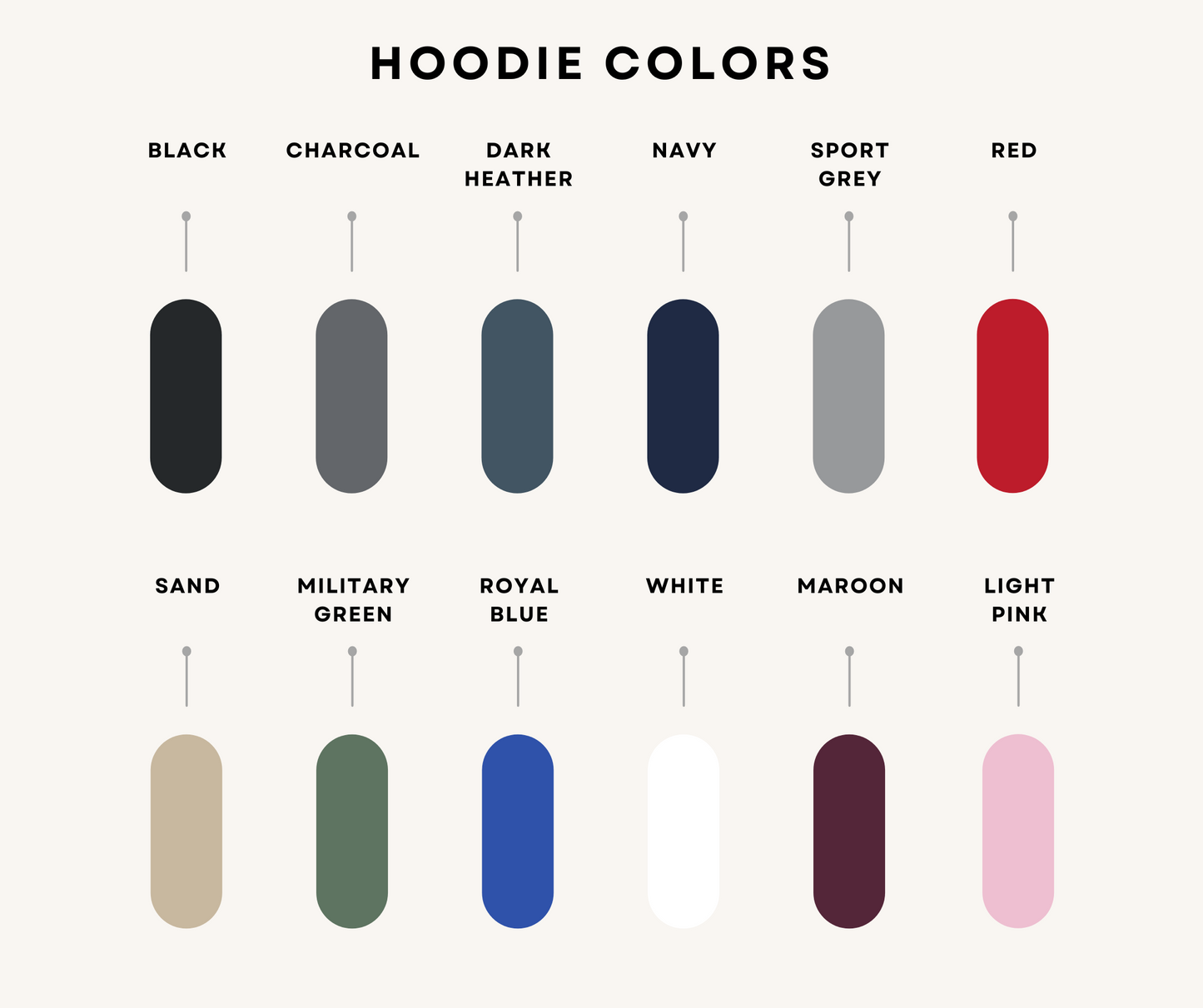 Custom Art Embroidered on Basic Hoodie