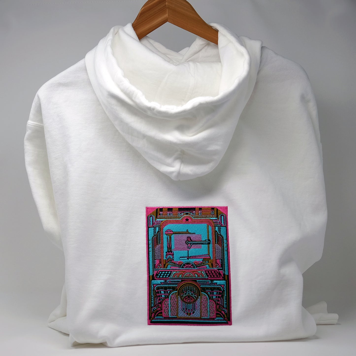 Kids' Drawing Embroidered Hoodie