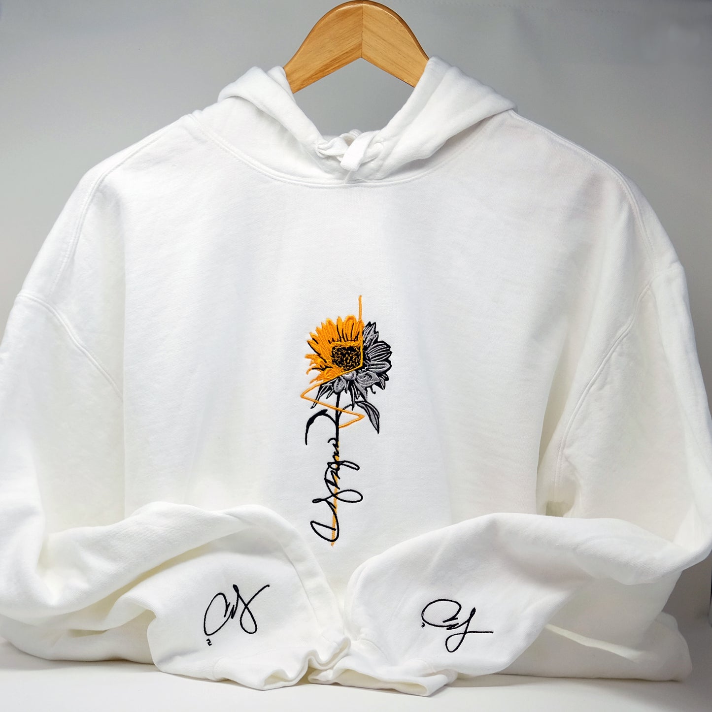 Kids' Drawing Embroidered Hoodie