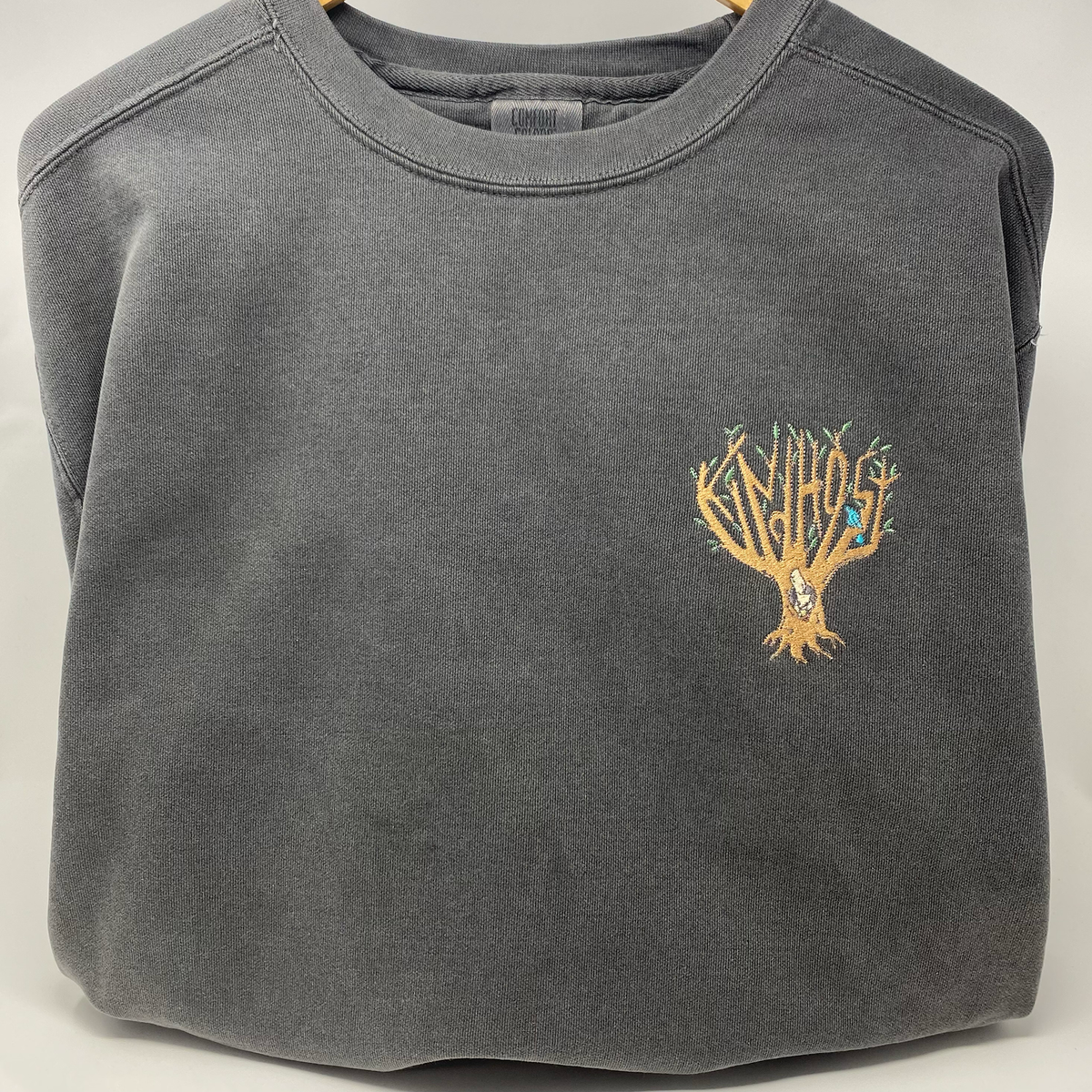 Kids' Drawing Embroidered Crewneck Sweatshirt