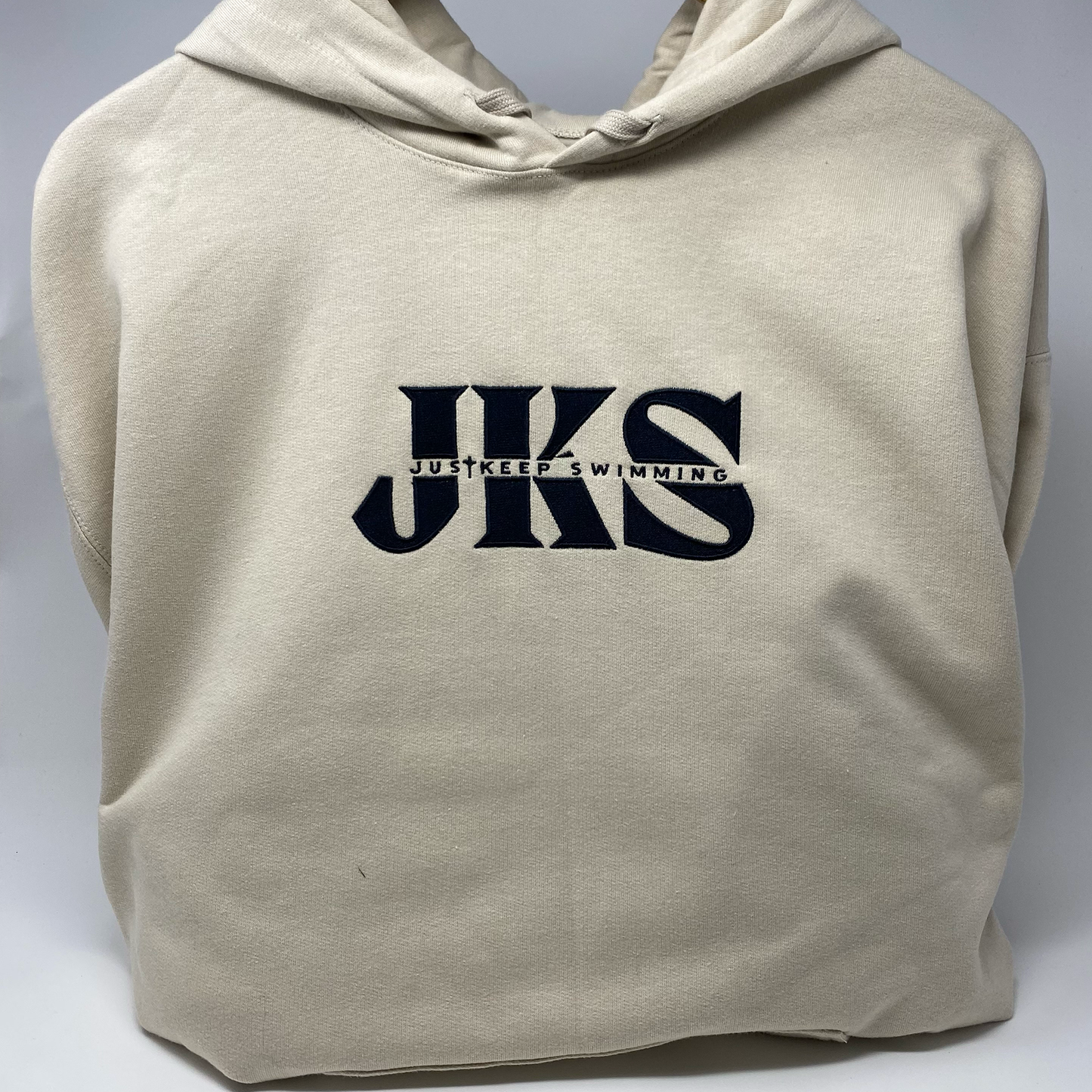 Custom Art Embroidered on Basic Hoodie
