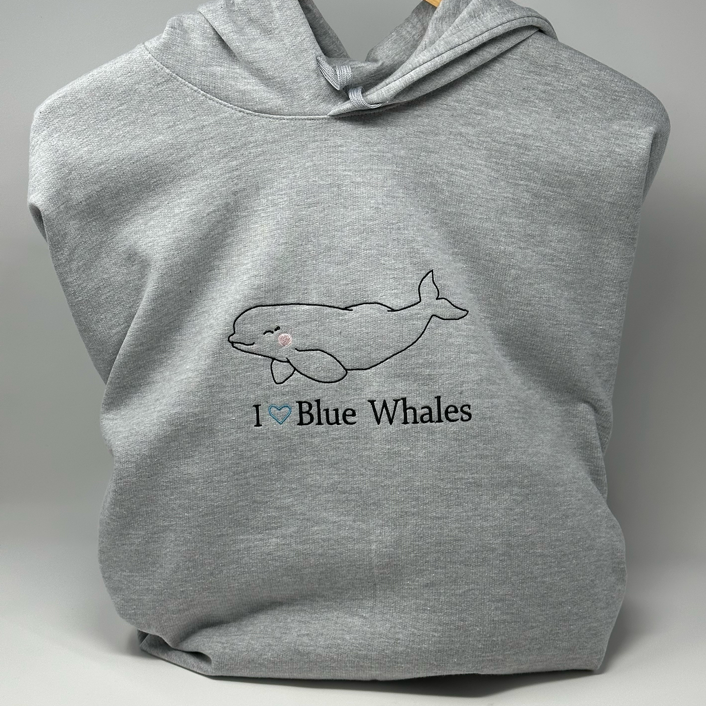 Custom Art Embroidered on Basic Hoodie
