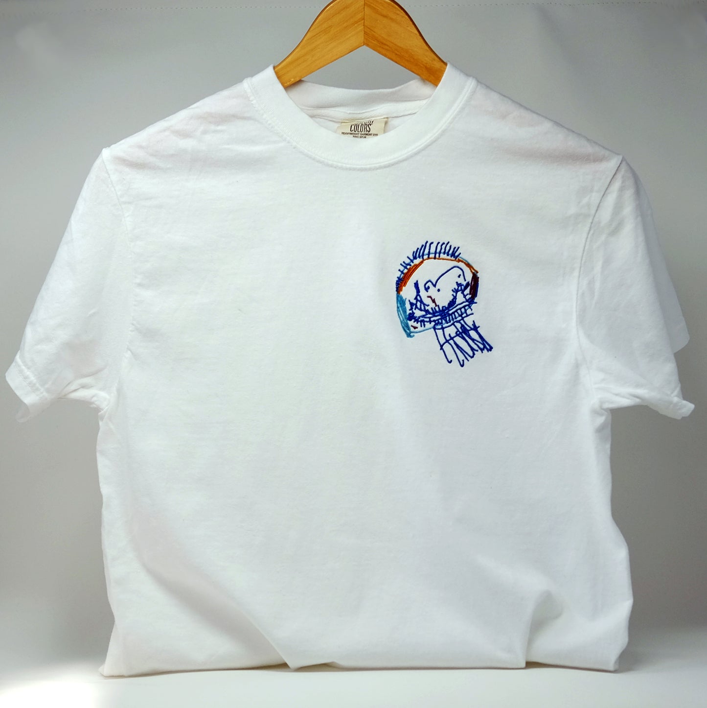 Custom Art Embroidered T-Shirt