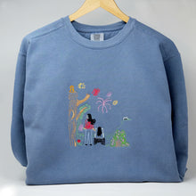 Load image into Gallery viewer, Custom Art Embroidered on Premium Crewneck Sweatshirt
