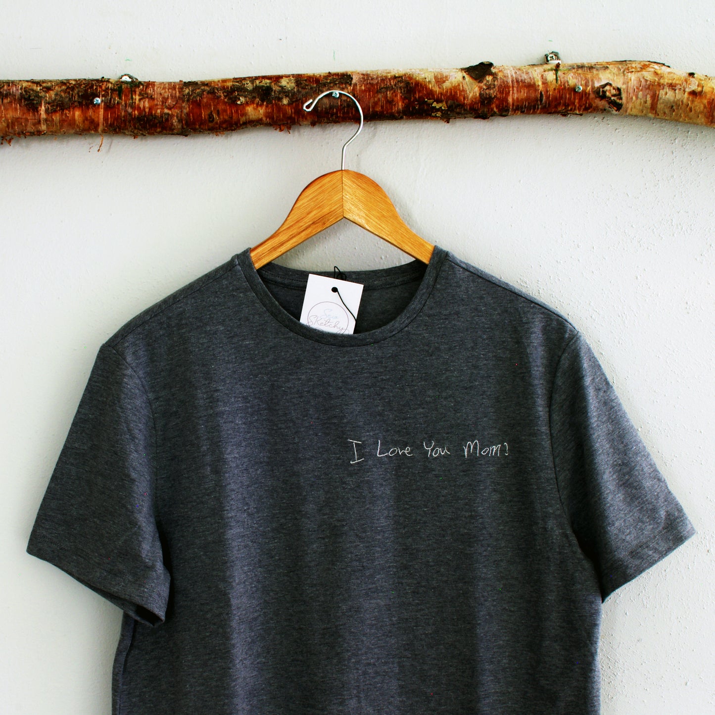 Handwriting Embroidered T-Shirt